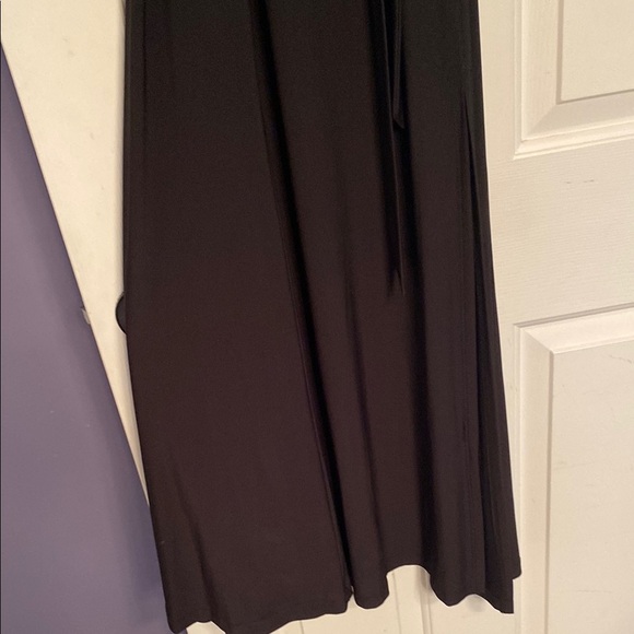 Roz & Ali Black Halter Maxi Gown for Cocktail - Picture 5 of 5